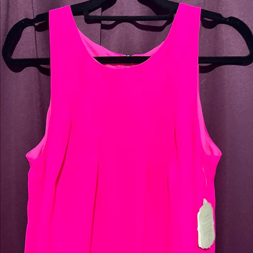 Altar'd State Bright Pink Sleeveless Dress - Picture 3 of 4